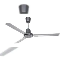 Vortice Nordik Heavy Duty Base 160 Deckenventilator grau/silber