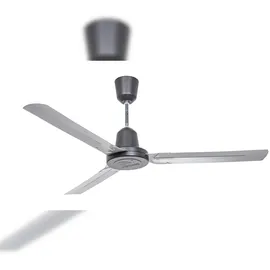 Vortice Nordik Heavy Duty Base 160 Deckenventilator grau/silber