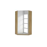 Sconto Eck- Kleiderschrank Celle ¦ holzfarben ¦ Maße (cm): B: 117 H: 197 T: 117