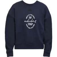 Adidas Sweatshirt Graphic Print Blau M