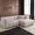 Riess-Ambiente Modernes Ecksofa ZERO GRAVITY 240cm graphit beige Strukturstoff 3-Sitzer Couch