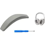 AHG Ersatz-Kopfband QC35 ii Kopfband / QC35 Kopfbandpolster Kompatibel mit Bose QuietComfort 35 ii Kopfhörern/QuietComfort 35 Kopfhörer (Grau) Hochwertiges Proteinleder / hochdichter Schaumstoff