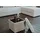 KAWOLA Hocker IDA Stoff 0 x 0 x 0 cm Grau