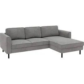 Home Affaire Eckcouch Polyester 2-Sitzer Grau