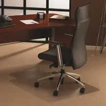FLOORTEX ultimat 119x89 cm Polycarbonat | Teppichböden - Bodenschutzmatte mit Lippe 119 x 89 Transparent