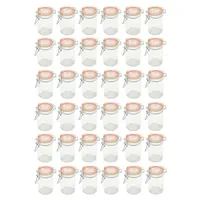 Spetebo Einmachglas 250 ml mit Bügelverschluss - 36 Stück