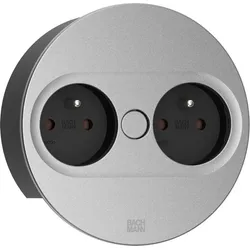 Bachmann 946.010, Typ E, Desktop eingebettet, 4 cm, Tisch/Bank, Silber, Metall,
