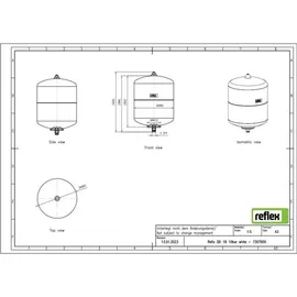 Reflex Refix DD 18 bar 18 l Weiß