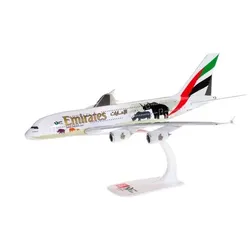 Herpa 612180 Snap-Fit - Emirates Airbus A380"United for Wildlife"(No.2)