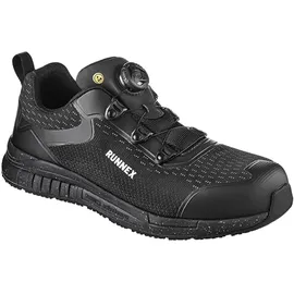 BIG Arbeitsschutz GmbH RUNNEX® S3S-ESD-Sicherheitshalbschuhe atop SportStar, schwarz, Gr.43