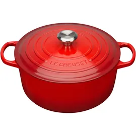 Le Creuset Signature Bräter 20 cm rund kirschrot
