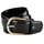 Aigner Herrengürtel Leder schwarz 90 cm