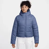 Nike Damen Jacke Classic Puffer FZ5899-499 S - World Indigo/White - S