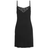 LASCANA Damen Negligé schwarz Gr.44/46