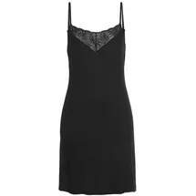 LASCANA Damen Negligé schwarz Gr.44/46