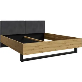 Home Affaire PERY Bettgestell 160 x 200 cm Schwarz