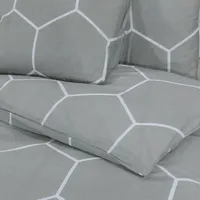 VidaXL Bettwäsche-Set Grau 140x200 cm Baumwolle