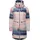 Ragwear Damen Wintermantel Warmer Parka mit Teddyfell wasserdicht und atmungsaktiv Holstic Print YOUMODO Ecru Gr. L - L