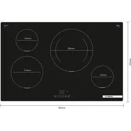 Bosch Serie 4 PIE811BB5E Induktionskochfeld Autark