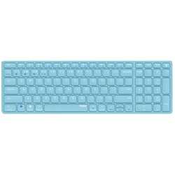 Büro Tastatur RF Wireless + Bluetooth 2.4 GHz  E9700M (Blau) 