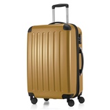 Hauptstadtkoffer Alex - Großer Hartschalen-Koffer, TSA, 4 Doppel-Rollen, Trolley, Rollkoffer, Reisekoffer, Volumenerweiterung, 75 cm, 119 Liter, Herbstgold