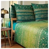 BASSETTI Brenta Satin Grün 155 x 220 cm + 80 x 80 cm
