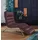 W.Schillig Relaxliege daily dreams Leder/Polyester 75 x 91 x 170 cm Braun mit Kissen