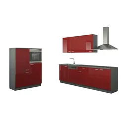 Küchenzeile ohne Elektrogeräten  Chemnitz , rot