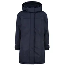 CMP Kid G Fix Hood Parka Black Blue 140