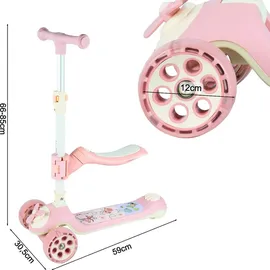 MalPlay Scooter mit Sitz Rosa