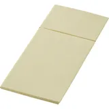 Duni Bestecktasche Duniletto® 40 x 48 cm Cream, 184 Stk/Krt (4 x 46 Stk)