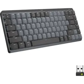 Logitech MX Mechanical Mini - Bluetooth Mechanischer Switch QWERTZ LED, Gr - Grau
