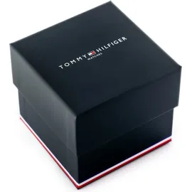 Tommy Hilfiger Bank 1791718 Herrenuhr - Silber/Blau