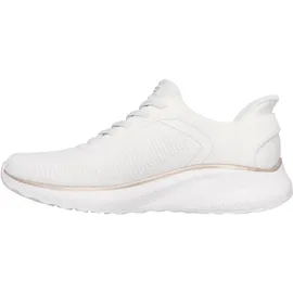 SKECHERS Bobs Squad Chaos Damen Weiß/Gold 39