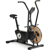 SportPlus I Profi Air Bike I mit Luftwiderstand & App Kompatibilität, Heimtrainer für HIIT, Fitness-Bike trainiert Arme und Beine, bis 135 kg, SP...