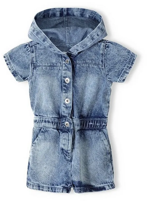 Preisvergleich Produktbild MINOTI Playsuit Jeansoverall (3y-14y) blau 128-134cm