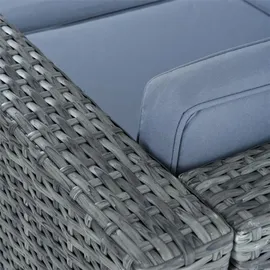 Estexo Rattan Lounge Sitzgruppe Loungeset grau