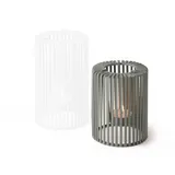 philippi Teelichthalter Oslo Glas Braun