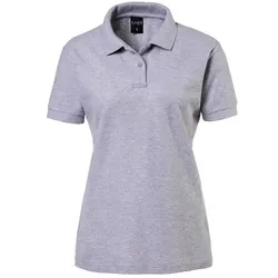 EXNER Damen Poloshirt, Polokragen, 3-Knopf, leicht tailliert