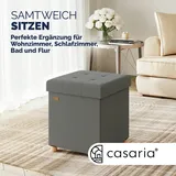 CASARIA Sitzhocker Anthrazit