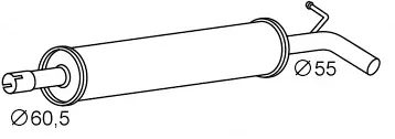 VEGAZ Vorschalldämpfer sks224 für Skoda