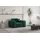Fun Möbel Sessel CELES PREMIUM Stoff Opera Velvet 121 x 73 x 88 cm Grün mit Zierkissen