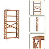 Vidaxl - Bücherregal 100x30x180 Cm Massivholz Mit Honigfarbenem Finish - Buche Regal - Holzkasten - Bücherständer - Wohnzimmereinrichtung - Sideboard