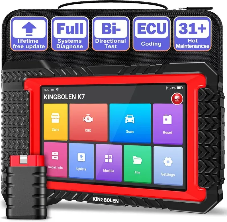 KINGBOLEN K7 ALL-System Auto-Diagnosegeräte, ECU-Recoding, Aktivitäts-Test, 28 Reset-Funktionen, PK LAUNCH X431 CRP919E BT, lebenslange kostenlose Updates