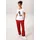 Aniston CASUAL T-Shirt in weiß-rot-schwarz-hellgrau-orange-gelb - Gr.: 38