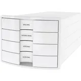 HAN Schubladenbox Impuls 28 x 36,7 x 23,5 cm 4-tlg. weiß