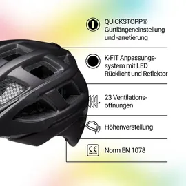 KED Kailu S 49-53 cm Kinder schwarz 2021