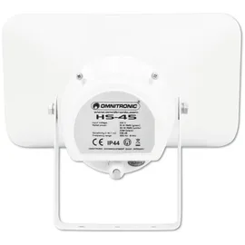 Omnitronic HS-45 Druckkammerlautsprecher Weiß