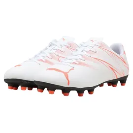 Puma Attacanto FG/AG Herren white/glowing red 46