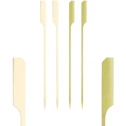 1500x Fingerfood Spieße "Golf" aus Bambus 18cm